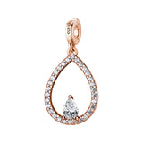 Rosato Charm Goccia storie - STORIE - argento