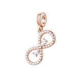Rosato Charm Infinito Storie - STORIE - argento