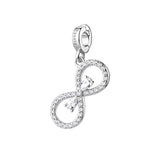 Rosato Charm Infinito Storie - STORIE - argento