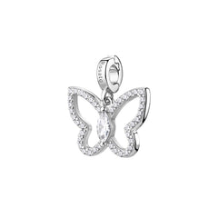 Rosato Charm Farfalla Storie - STORIE - argento