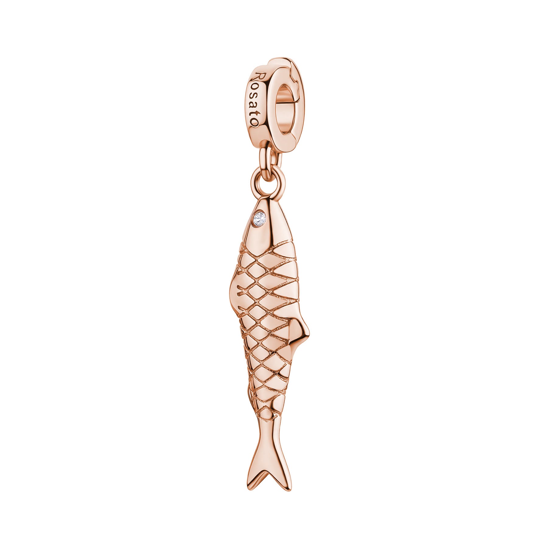 Rosato Charm Pesce Storie - STORIE - argento