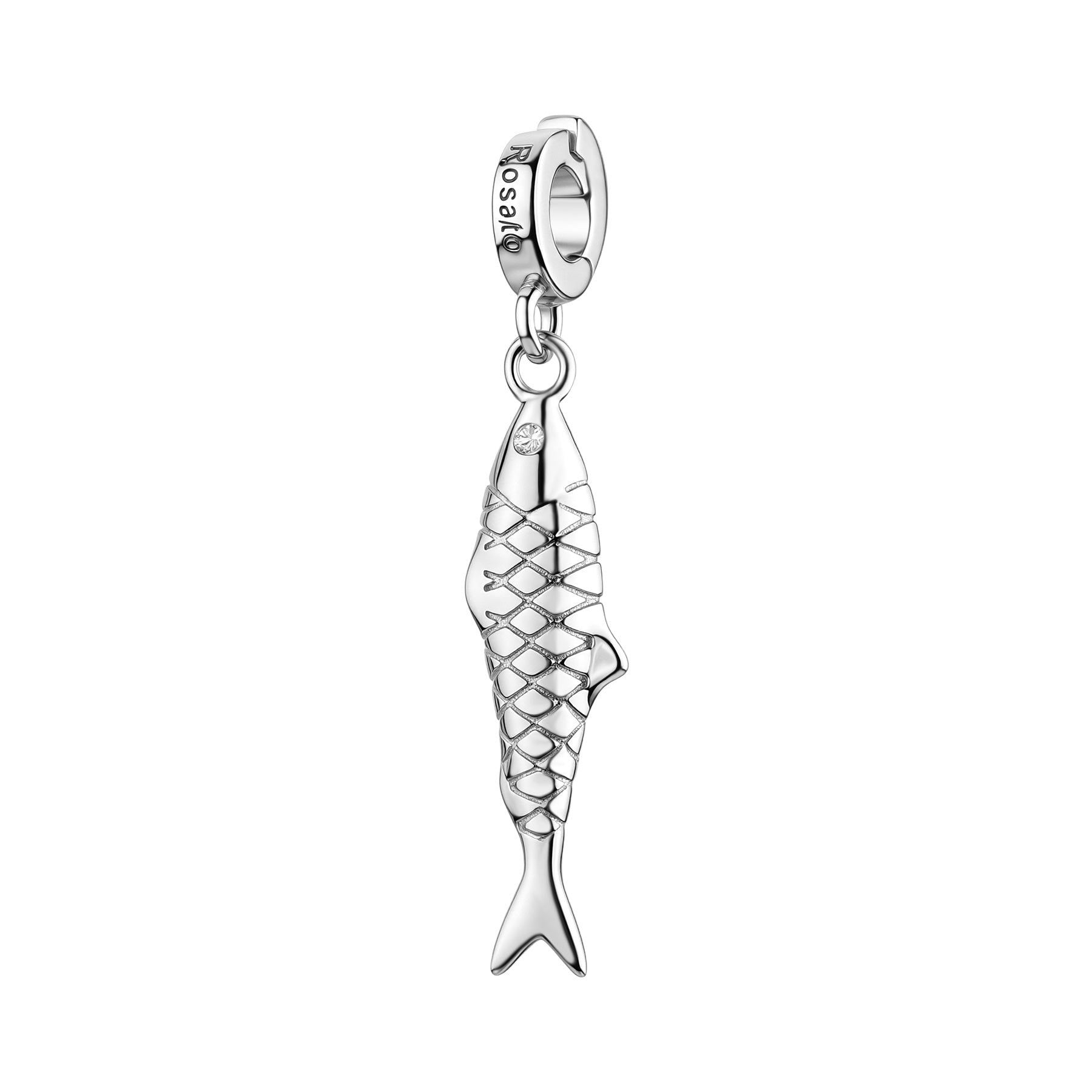 Rosato Charm Pesce Storie - STORIE - argento