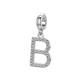 Rosato Charm lettera B Storie - STORIE - argento