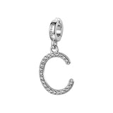 Rosato Charm lettera C Storie - STORIE - argento