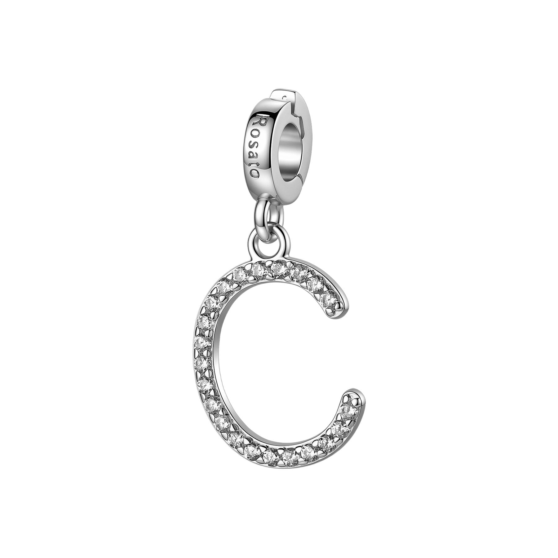 Rosato Charm lettera C Storie - STORIE - argento