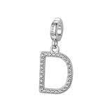 Rosato Charm lettera D Storie - STORIE - argento