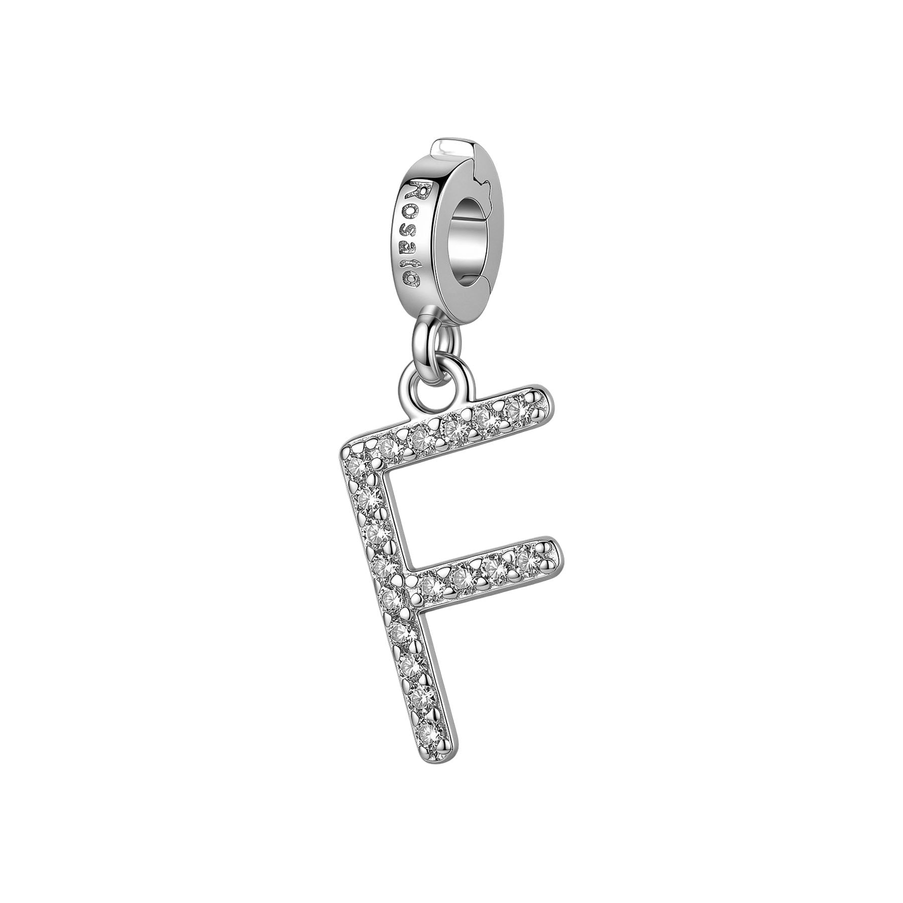 Rosato Charm lettera F Storie - STORIE - argento