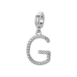 Rosato Charm lettera G Storie - STORIE - argento