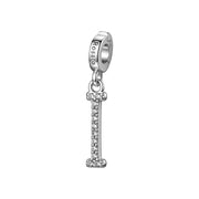 Rosato Charm lettera I Storie - STORIE - argento