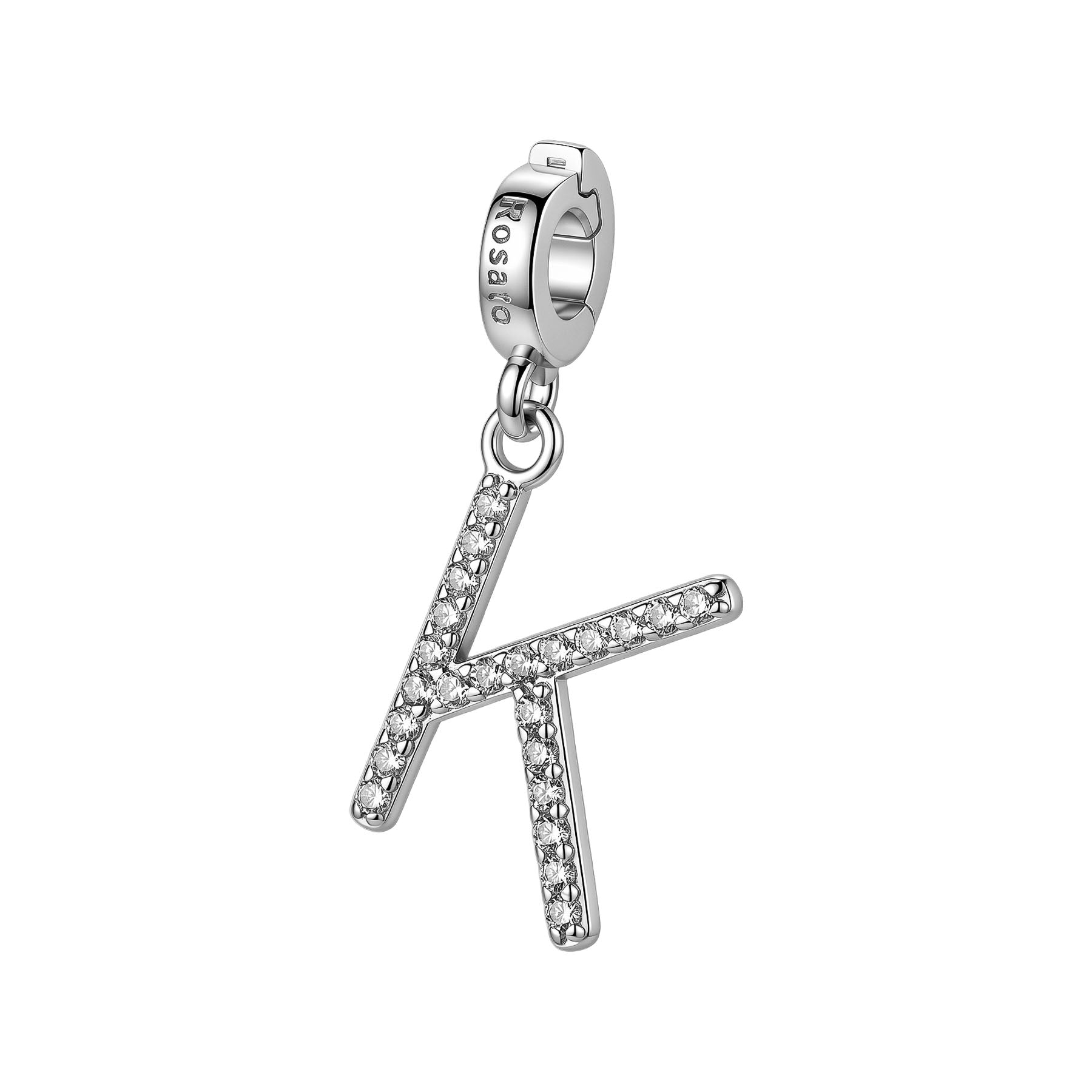 Rosato Charm lettera K Storie - STORIE - argento