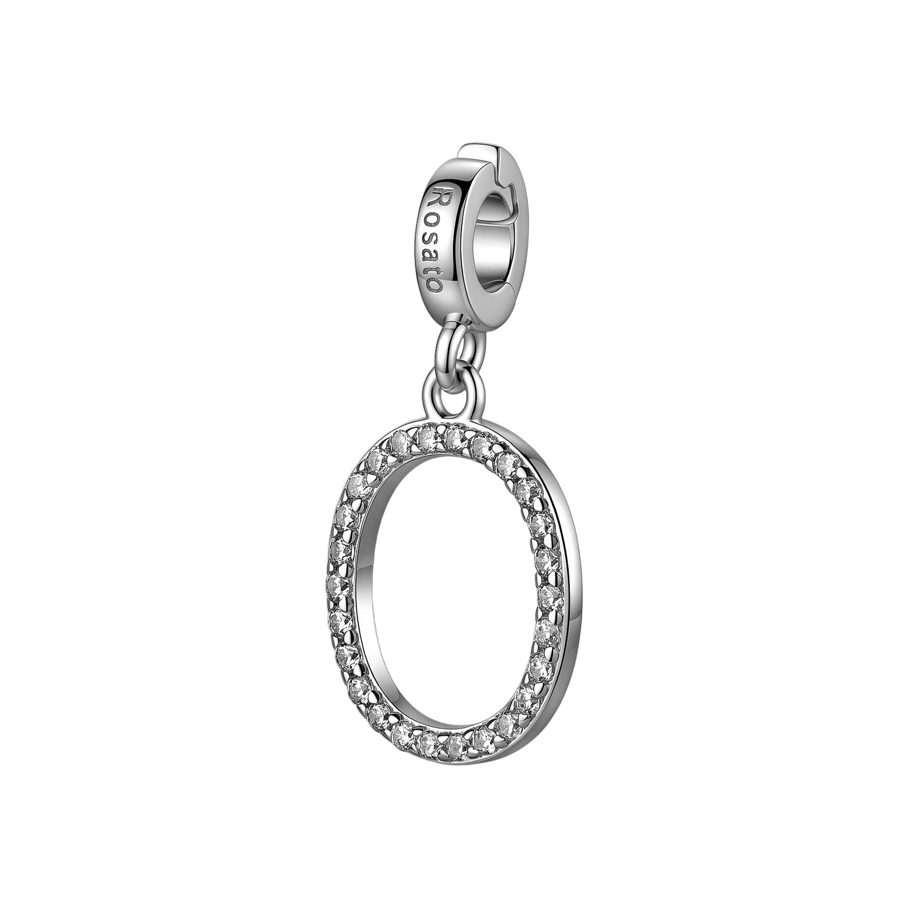 Rosato Charm lettera O Storie - STORIE - argento