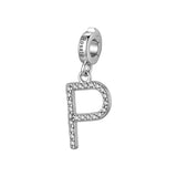 Rosato Charm lettera P Storie - STORIE - argento
