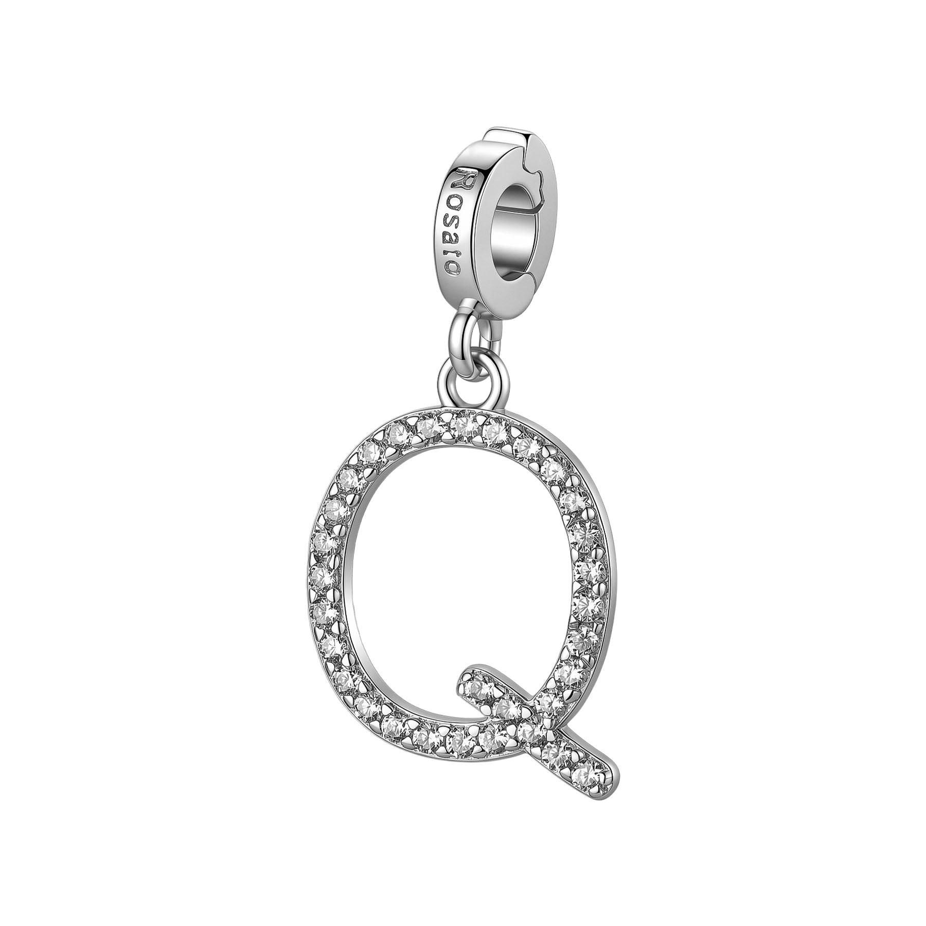 Rosato Charm lettera Q Storie - STORIE - argento