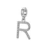 Rosato Charm lettera R Storie - STORIE - argento