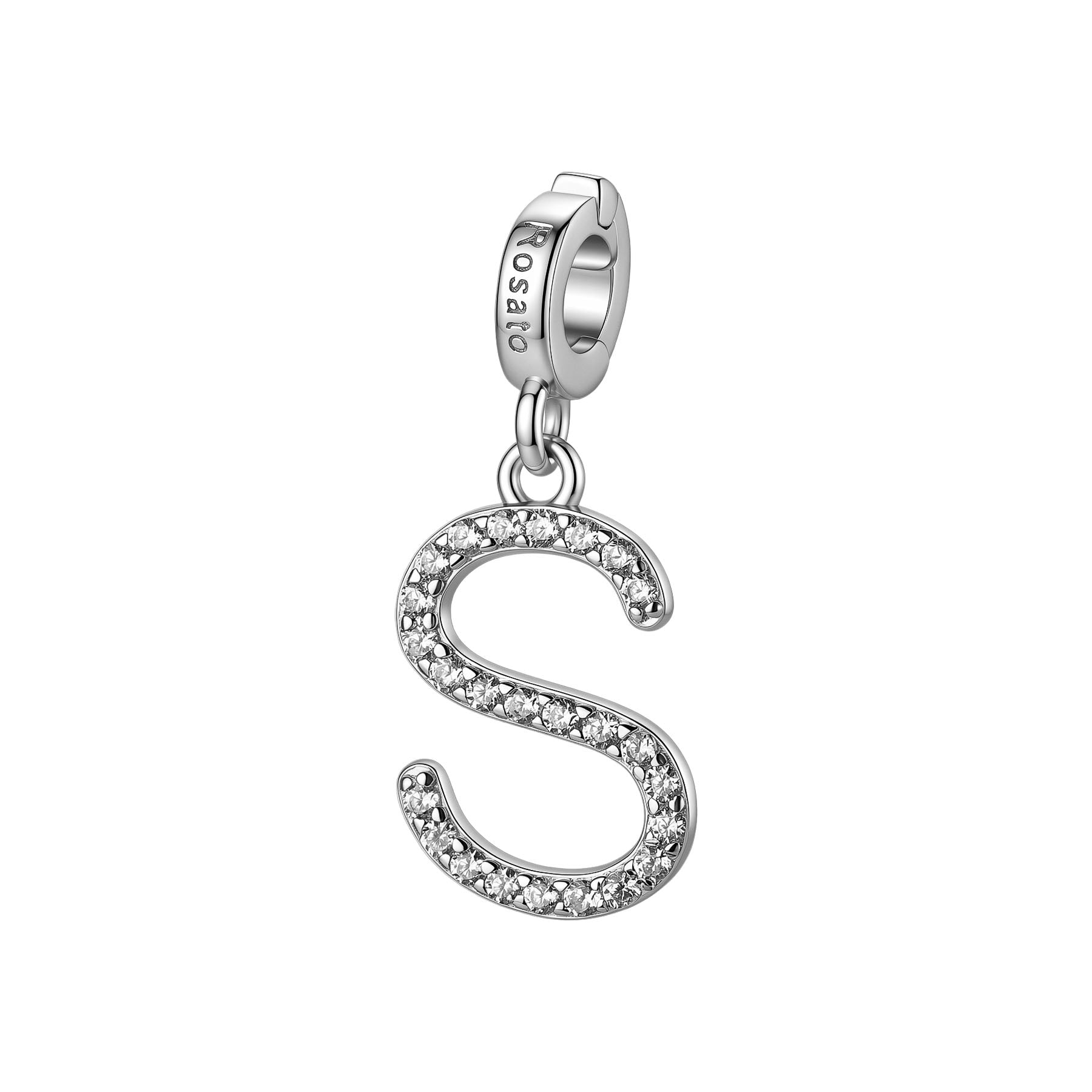 Rosato Charm lettera S Storie - STORIE - argento