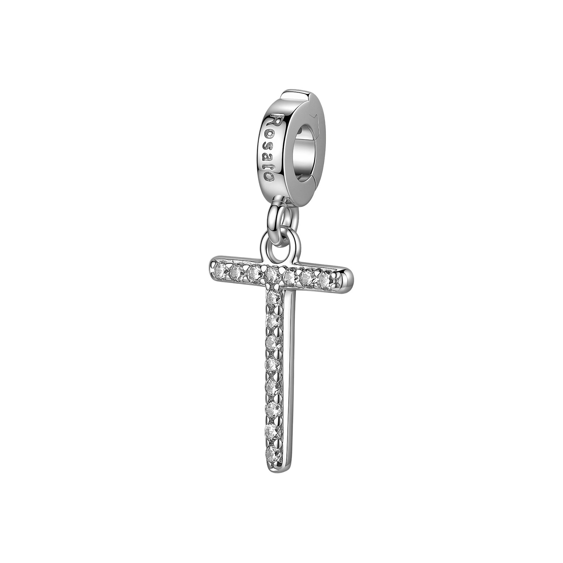 Rosato Charm lettera T Storie - STORIE - argento