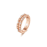 Rosato Anello cubica - CUBICA - argento