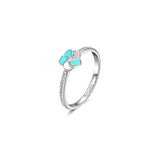 Rosato Anello fiore allegra - ALLEGRA - argento