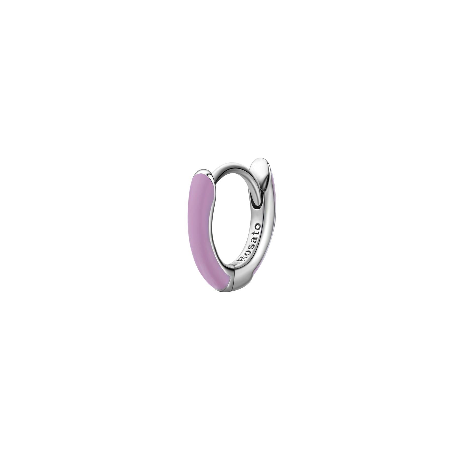Rosato Mono orecchino cerchietto allegra - ALLEGRA - argento
