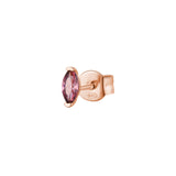 Rosato Mono orecchino lobo pietra allegra - ALLEGRA - argento