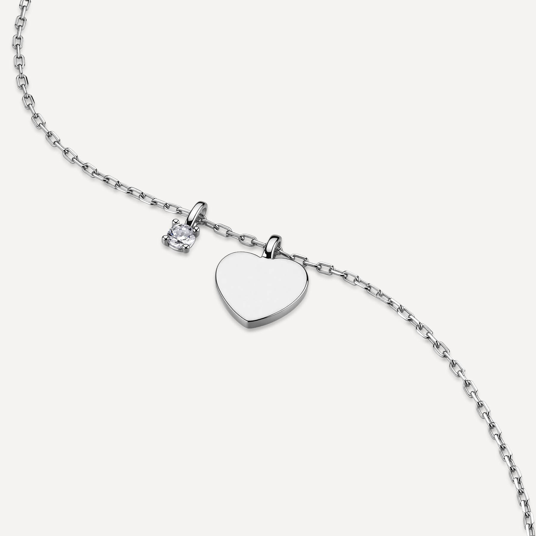 Rosato Collana corta cuore Allegra - Vista 2