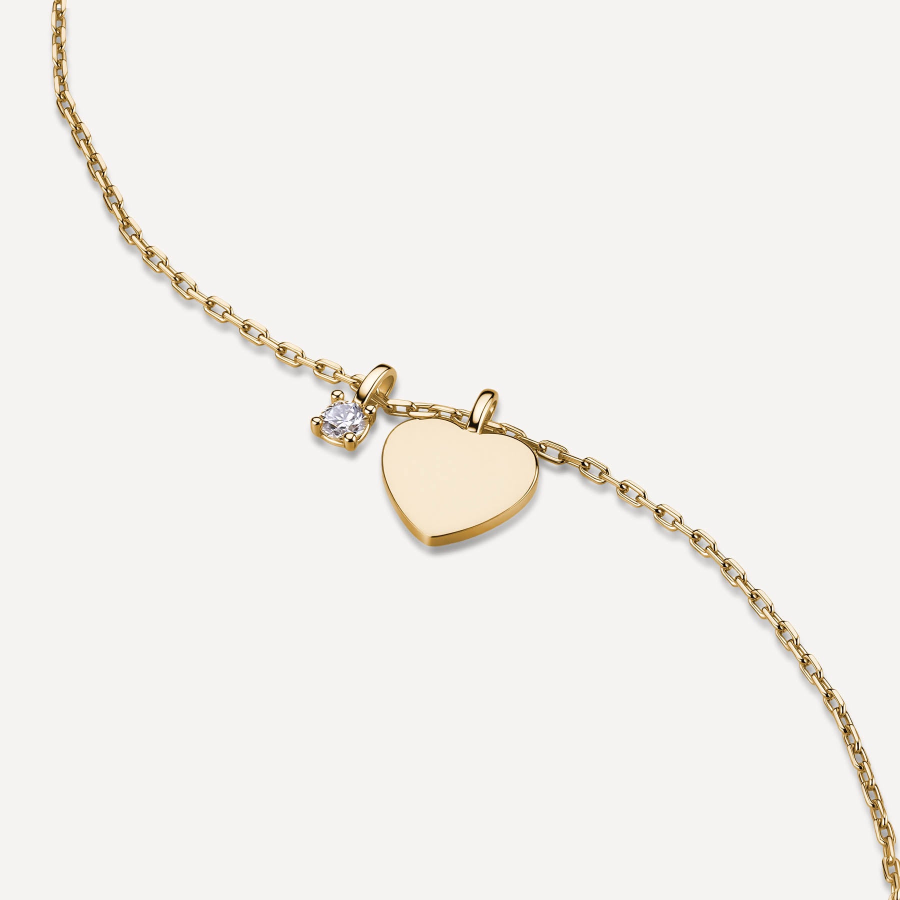 Rosato Collana corta cuore Allegra - Vista 2