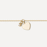 Rosato Bracciale morbido cuore Allegra - Vista 2