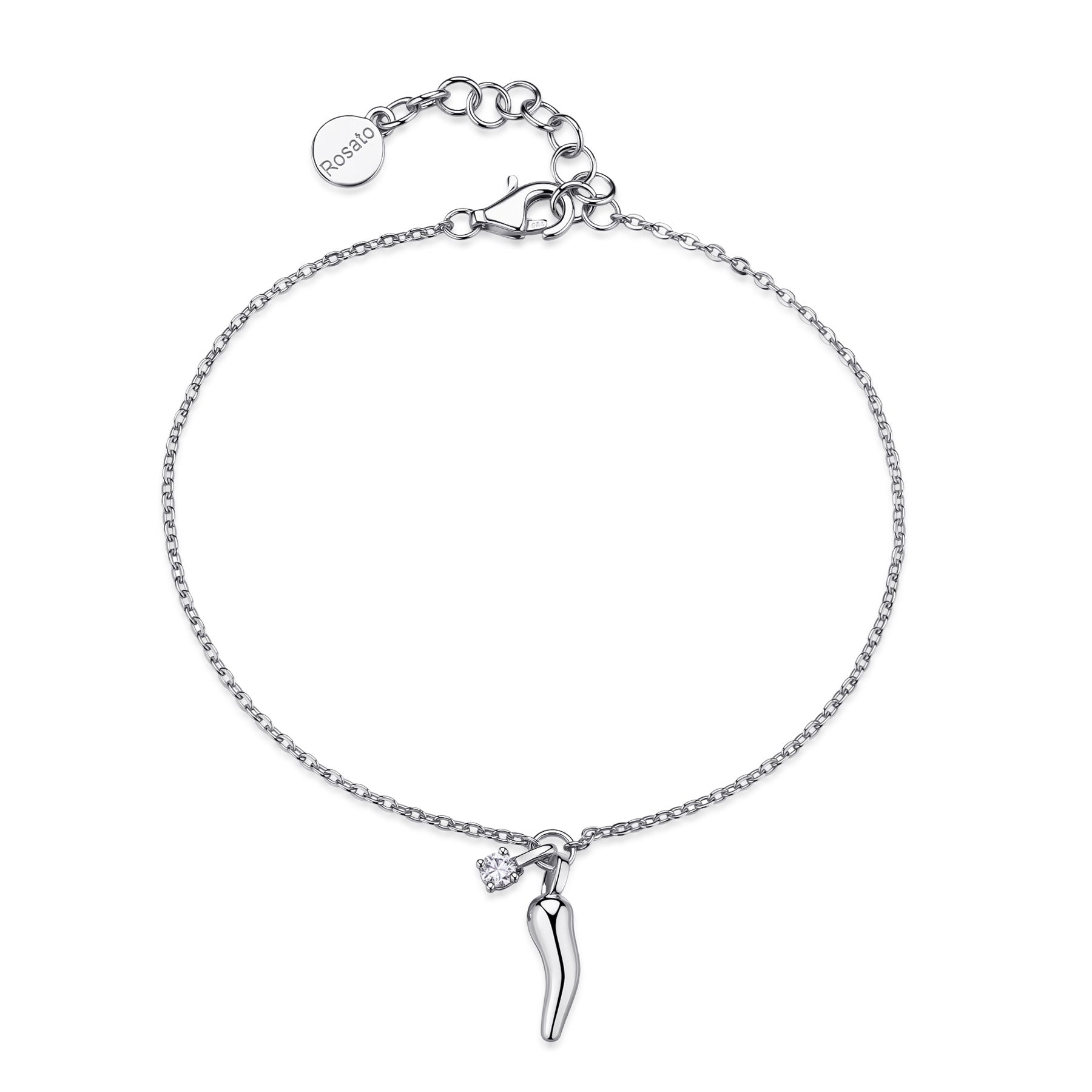 Rosato Bracciale morbido cornetto Allegra - ALLEGRA - argento