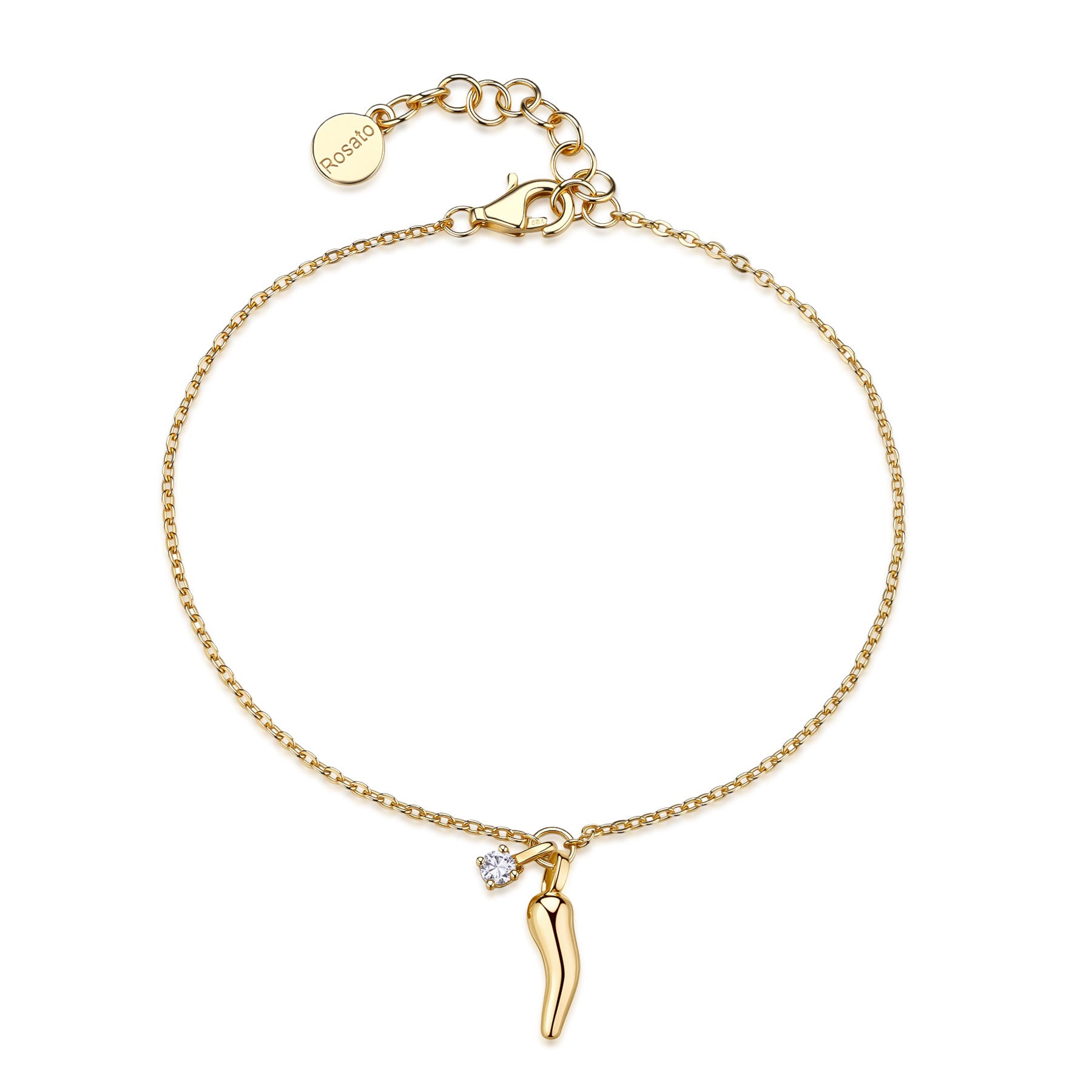 Rosato Bracciale morbido cornetto Allegra - ALLEGRA - argento