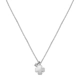 Rosato Collana corta quadrifoglio Allegra - ALLEGRA - argento