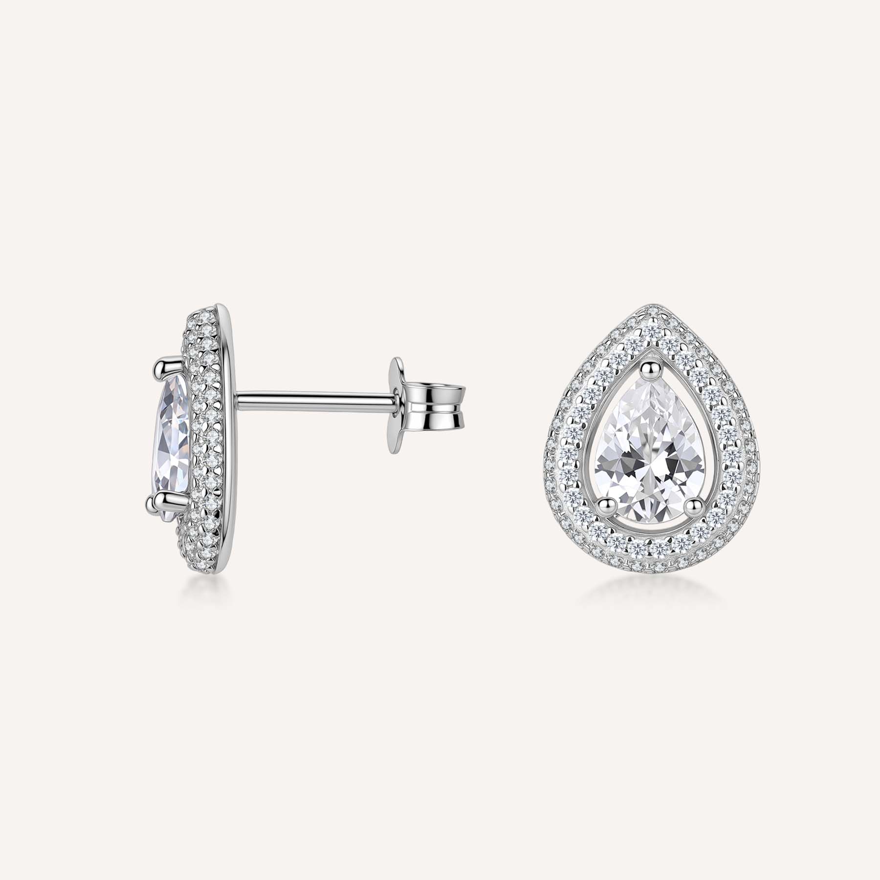 Rosato Orecchini al lobo anna - Vista 2