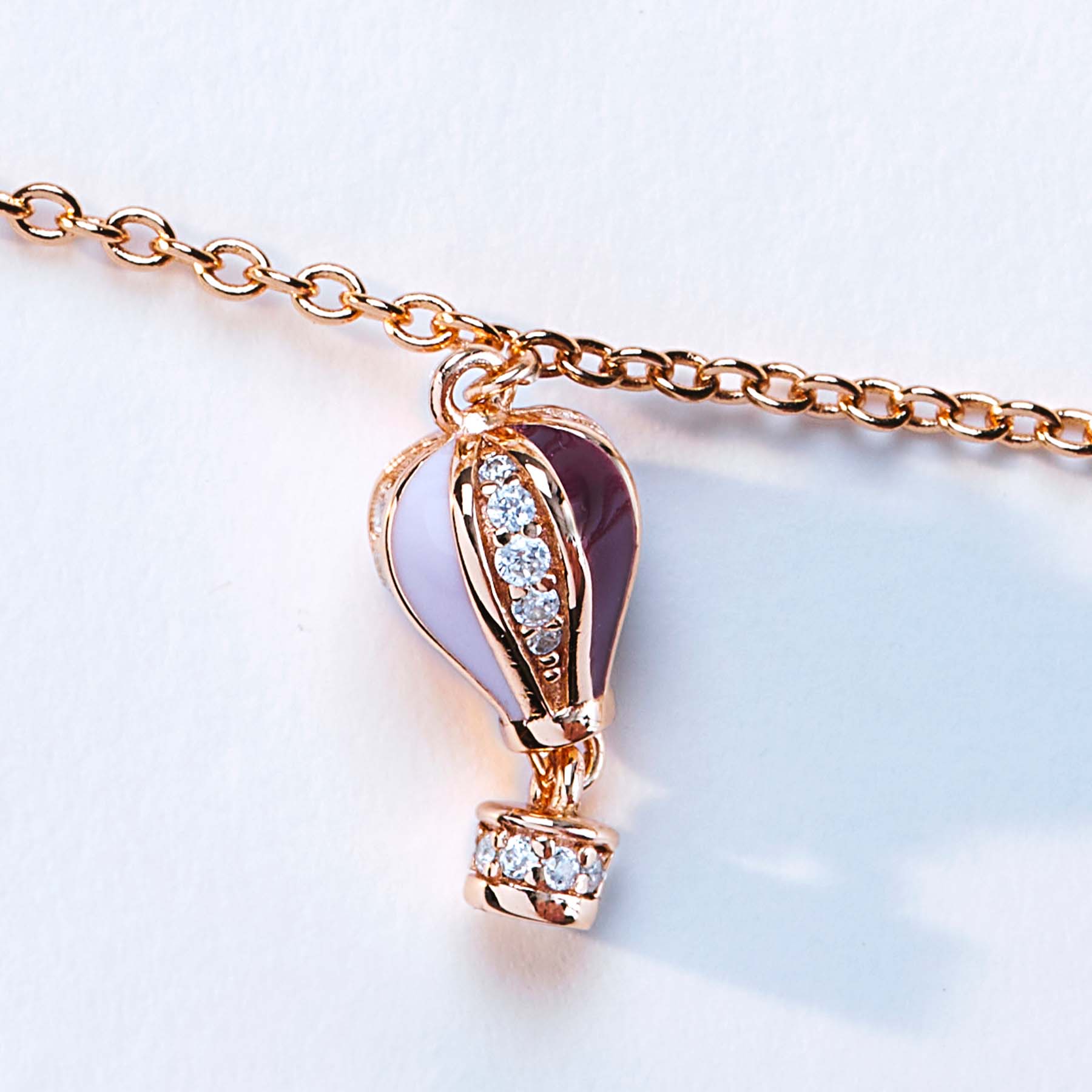 Rosato Collana corta aria - Vista 2