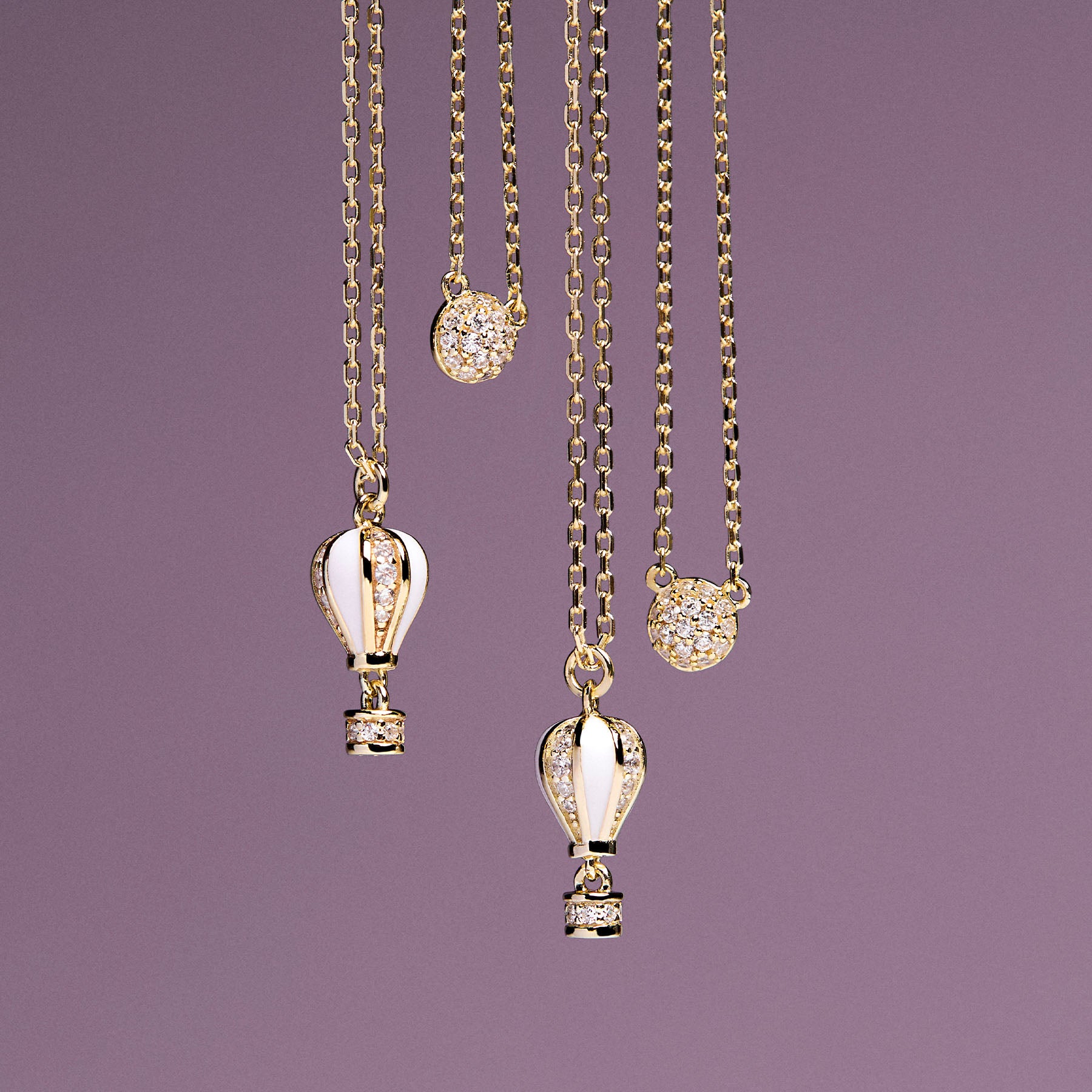 Rosato Collana corta aria - Vista 2