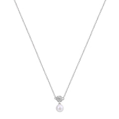 Rosato Collana corta azzurra - AZZURRA - argento