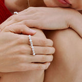 Rosato Anello doppio azzurra - Vista 2