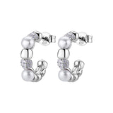 Rosato Orecchini a cerchietto  azzurra - AZZURRA - argento