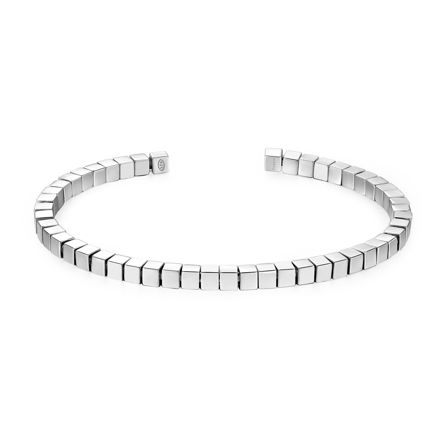 Rosato Bracciale Armonico cubica - CUBICA - argento
