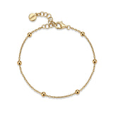 Rosato Bracciale morbido con palline storie - STORIE - ottone