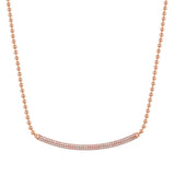 Rosato Collana corta bianca - BIANCA - argento
