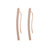 Rosato Orecchini lunghi bianca - BIANCA - argento