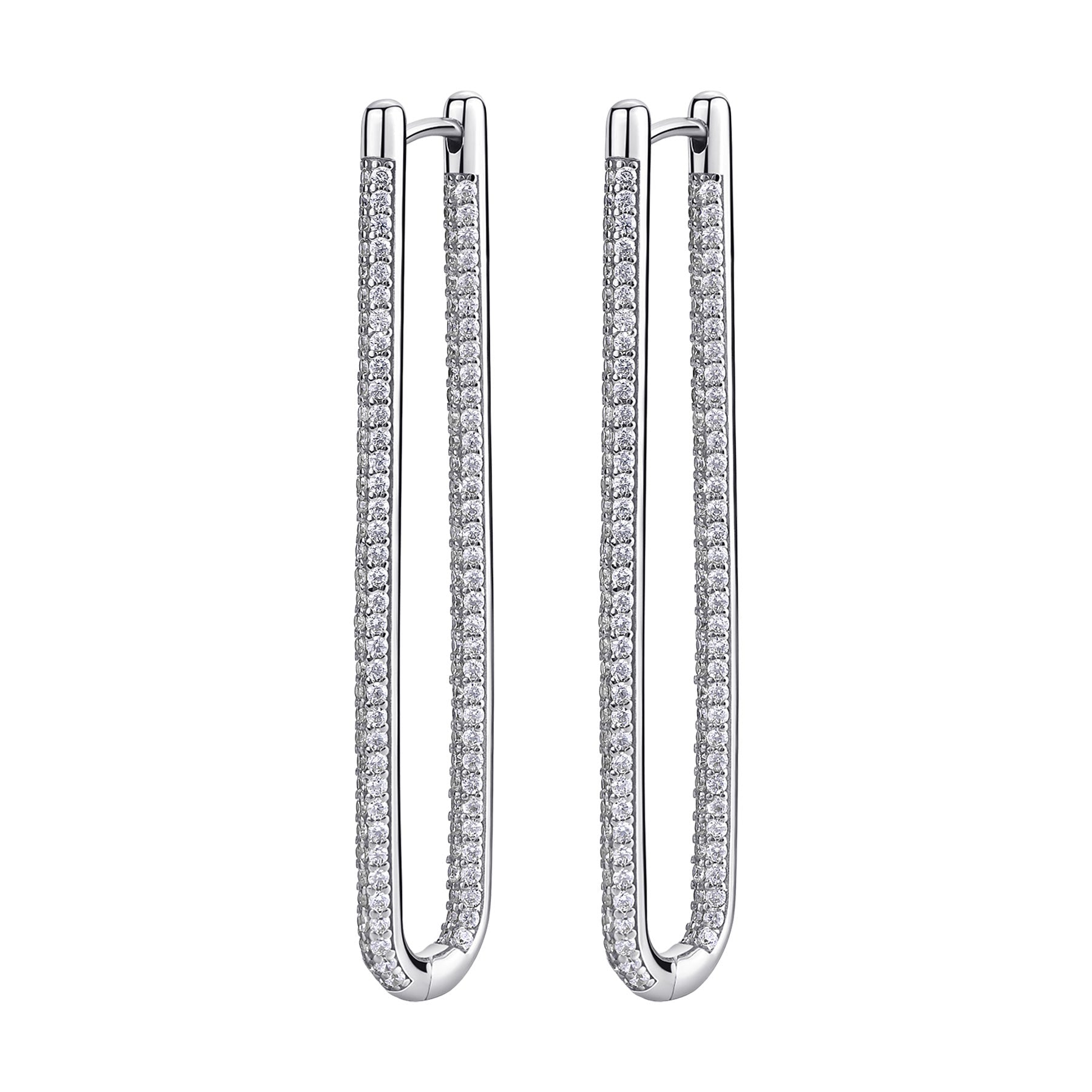 Rosato Orecchini lunghi bianca - BIANCA - argento