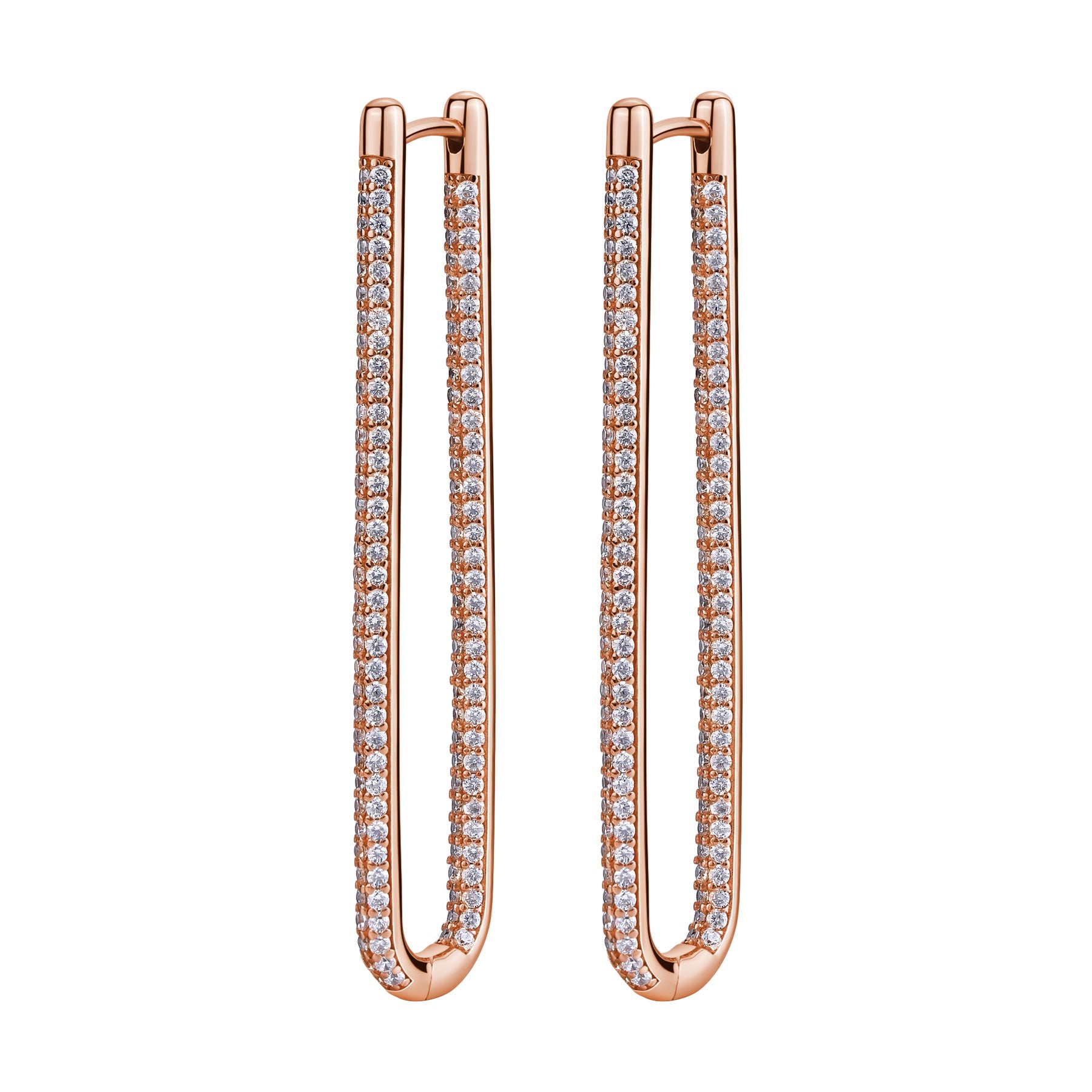 Rosato Orecchini lunghi bianca - BIANCA - argento