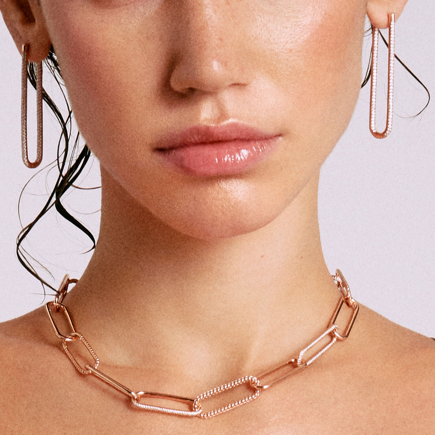 Rosato Orecchini lunghi bianca - Vista 2