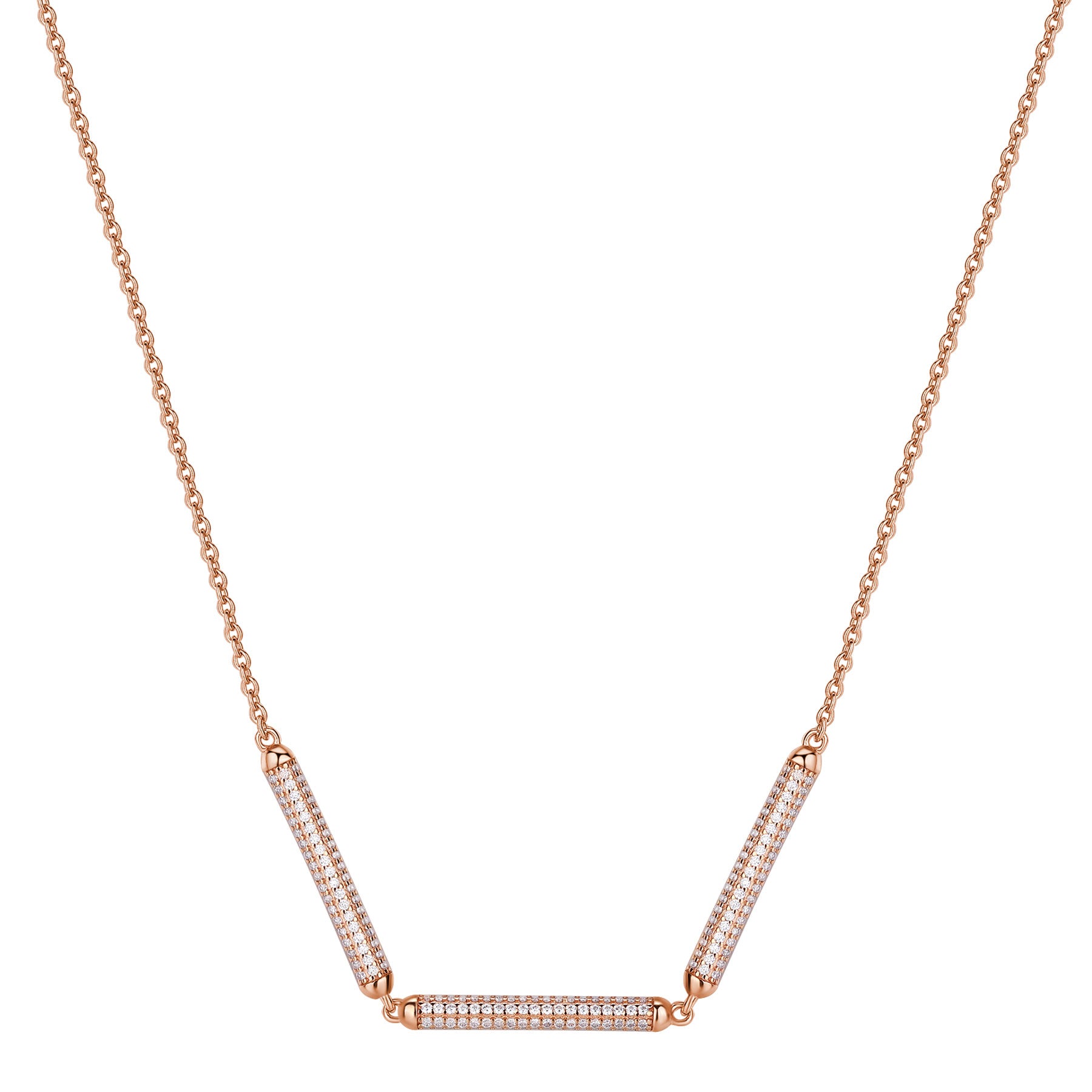 Rosato Collana corta bianca - BIANCA - argento