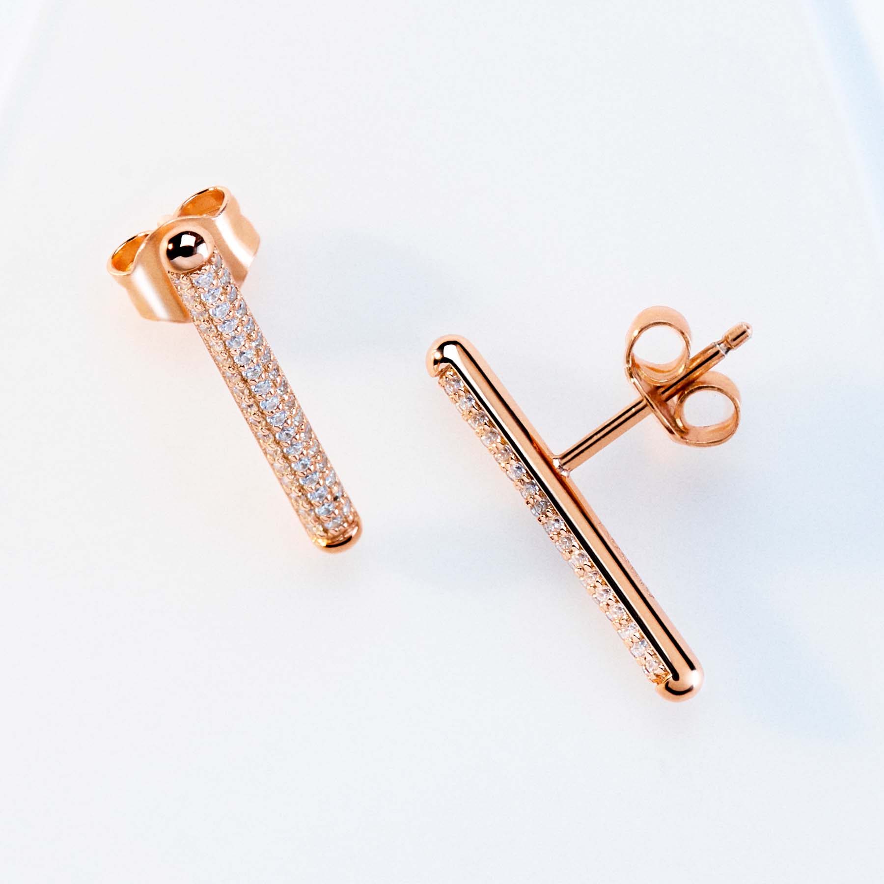 Rosato Orecchini lobo bianca - Vista 2