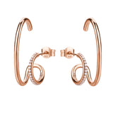 Rosato Orecchini doppi bianca - BIANCA - argento