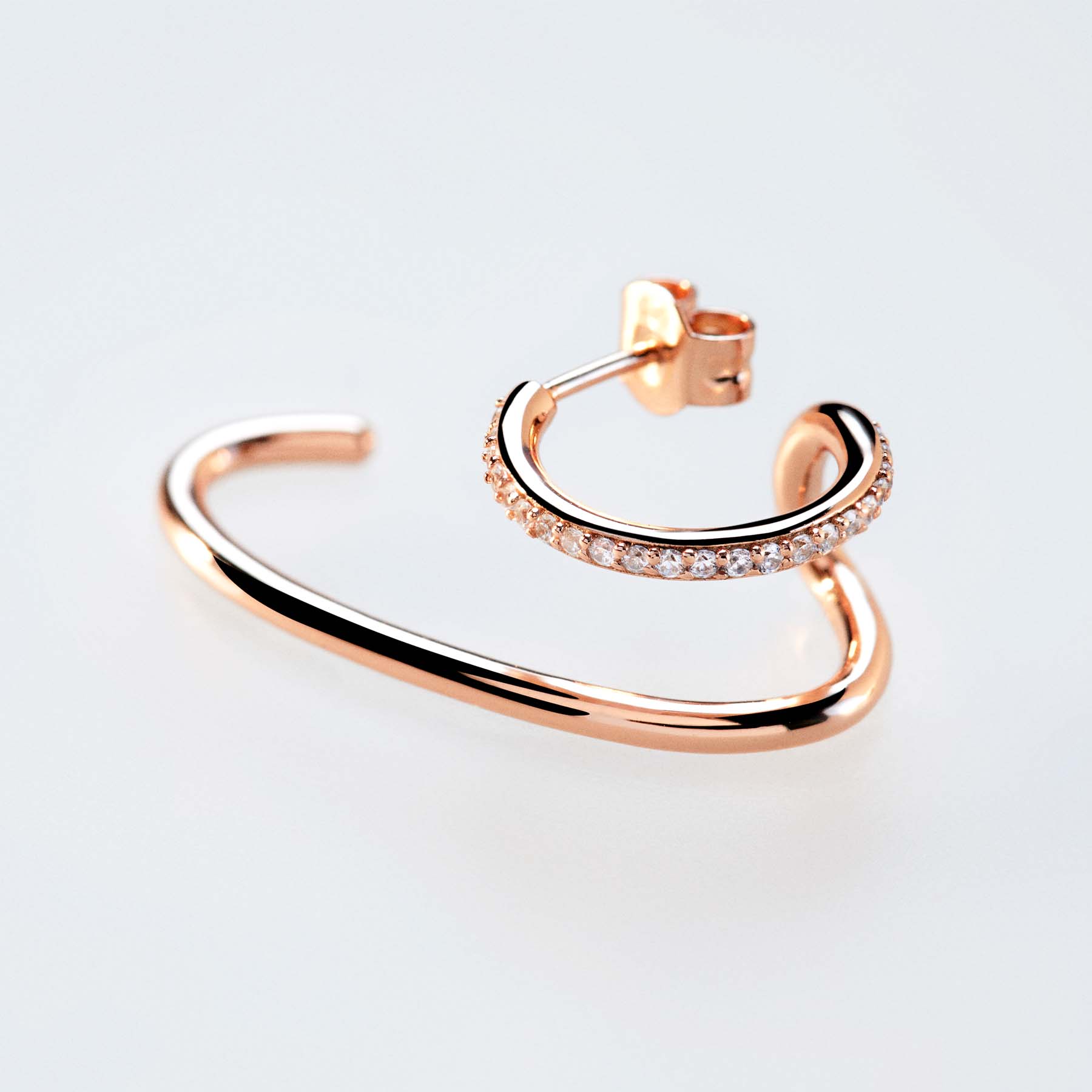 Rosato Orecchini doppi bianca - Vista 2