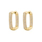 Rosato Orecchini quadrati bianca - BIANCA - argento