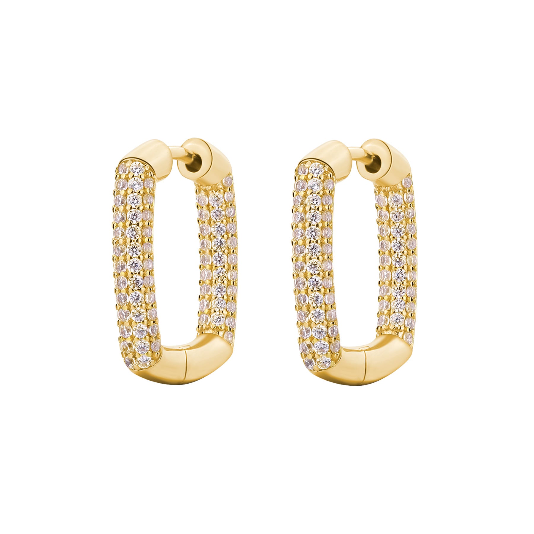 Rosato Orecchini quadrati bianca - BIANCA - argento