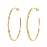 Rosato Orecchini cerchio bianca - BIANCA - argento